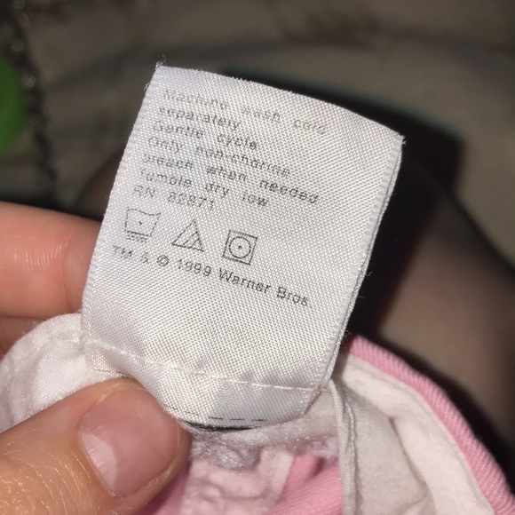 Vintage Baby pink scooby doo floral patch cap hat 1999 - Picture 9 of 9